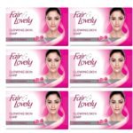 Fair and Lovely Glowing Skin Soap 6pcs