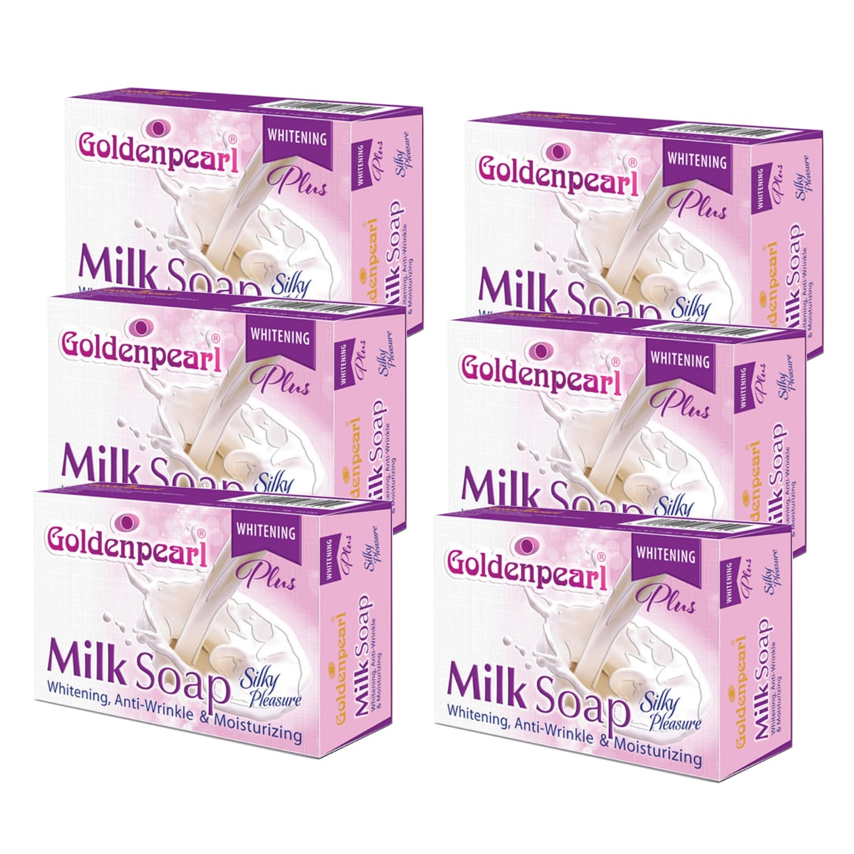 Golden Pearl Milk Soap 6pcs