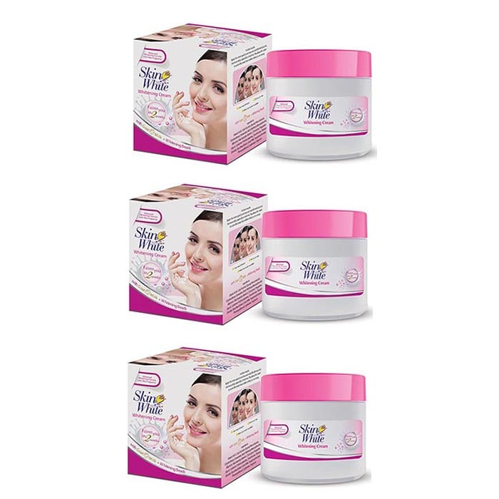 Skin White Whitening Cream 91gm 3pcs Trynow.pk