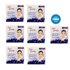 Buy 6 of Fair and Lovely Crystal Bright Cream Get 1 Free