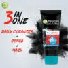 Garnier 3in1 Pure Active Face Wash (100ml)
