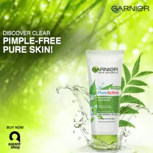 Garnier Pure Active Neem Facial Wash (100ml)