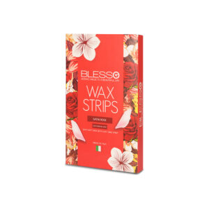 Blesso Wax Strips With Satin Rose