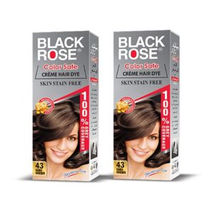Black Rose Color Safe #43 (Dark Brown) Pack of 2