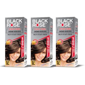 Black Rose Color Safe #43 (Dark Brown) Pack of 3