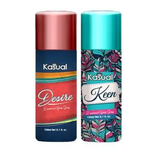 Combo of Kasual Desire Keen Bodyspray 150ml Rs500-min