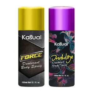 Combo of Kasual Force Indulge Bodyspray 150ml Rs500-min