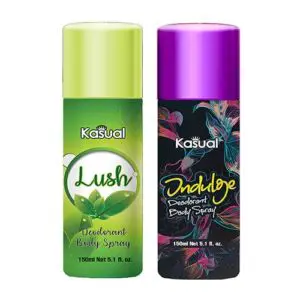 Combo of Kasual Lush, Indulge Bodyspray 150ml Rs500-min