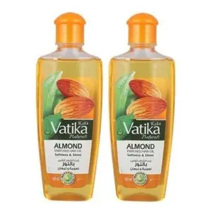 Vatika Almond Hair Oil 100ml 2Pcs Rs320-min
