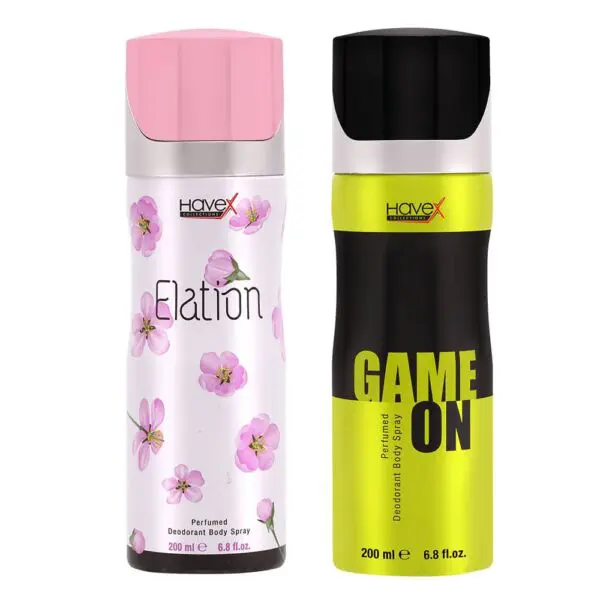 Combo of Havex Elation Gameon Bodyspray 200ml