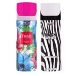 Combo of Havex Fresh Black White Bodyspray