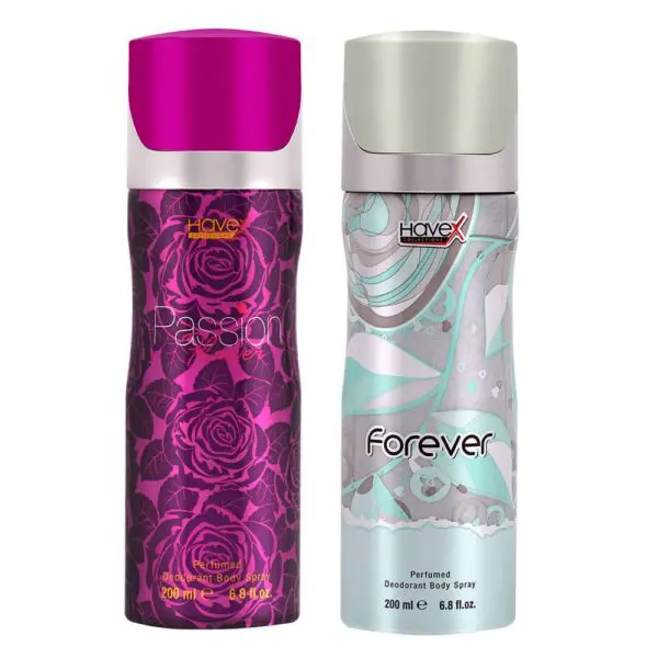 Combo of Havex Passion Forever Bodyspray 200ml
