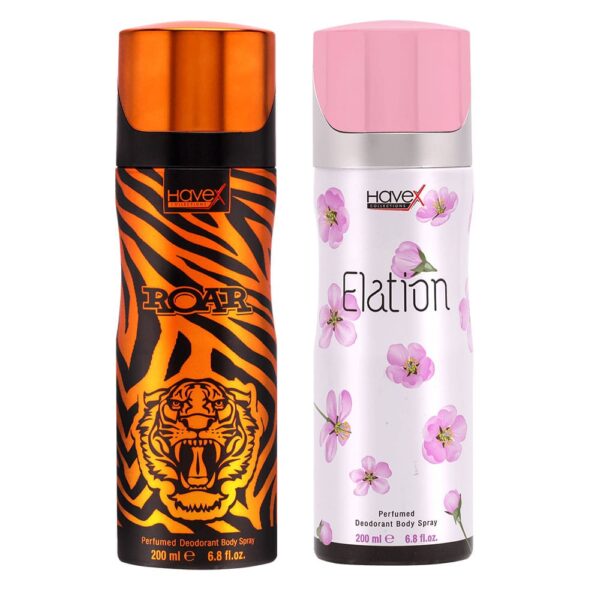 Combo of Havex Roar Elation Bodyspray 200ml