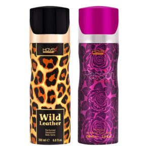 Combo of Havex Wild Leather Passion Bodyspray 200ml