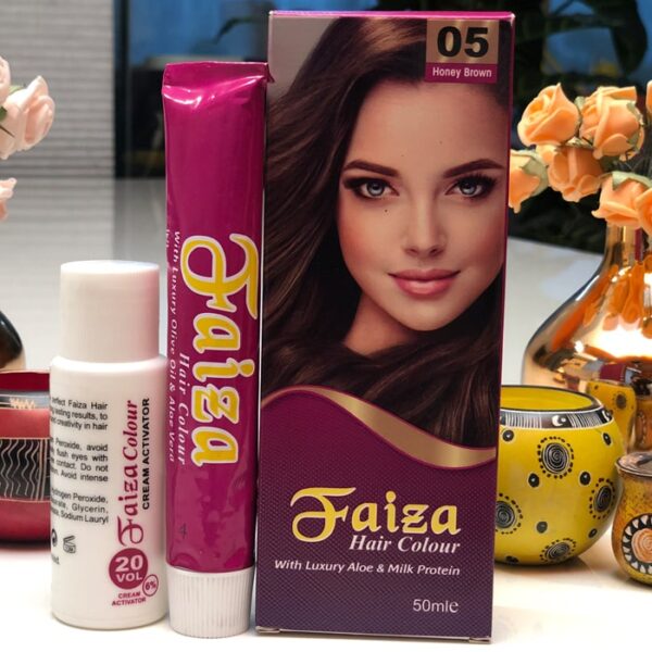 Faiza Hair Color 05 Honey Brown