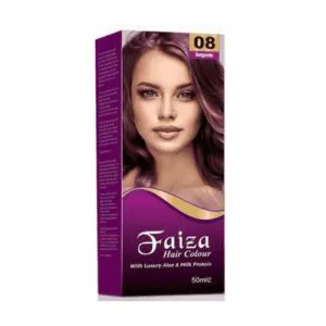 Faiza Hair Color 08 Burgundy 50ml