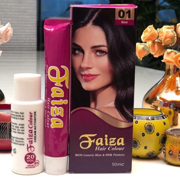 Faiza Hair Color Black 01