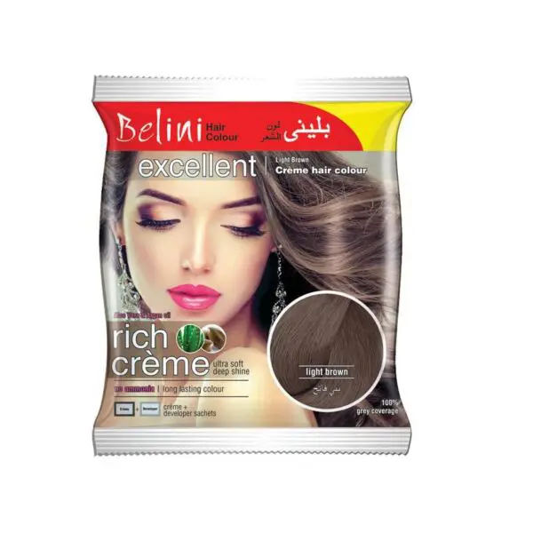 Belini Light Brown Hair Color Sachet