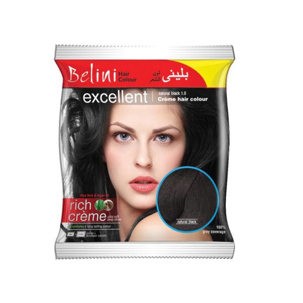 Belini Natural Black Hair Color Sachet