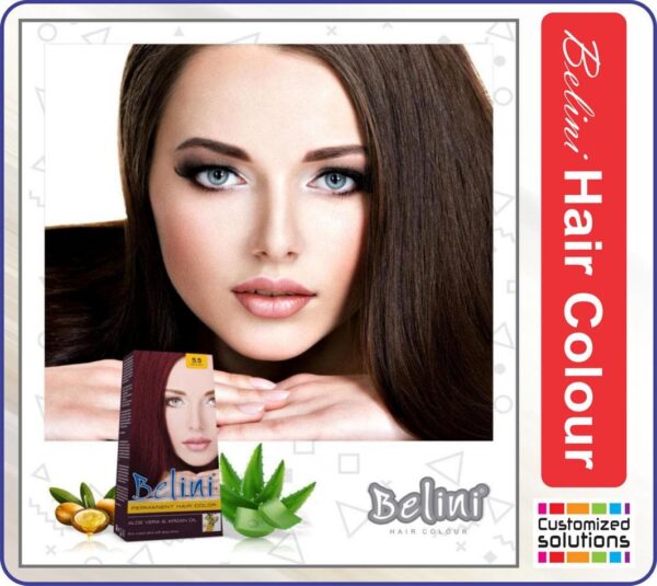 Belini Permanent Hair Colour 5.5 for Men & Women