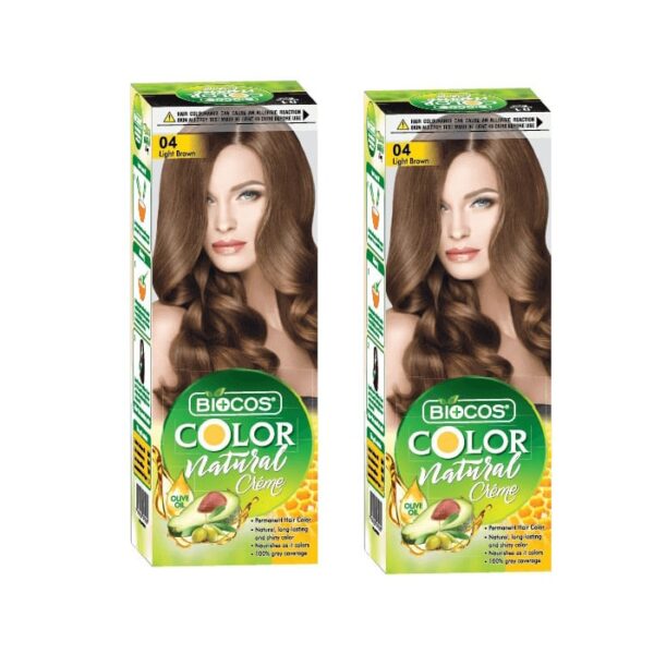 Biocos Color Naturals Light Brown 2Pcs