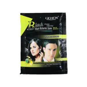 Lichen Black Shampoo Hair Color Sachet