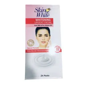 Skin White Whitening Urgent Facial Sachet 24Packs