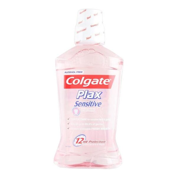 Colgate Plax Sensitive Antibacterial Mouthwash 500ml
