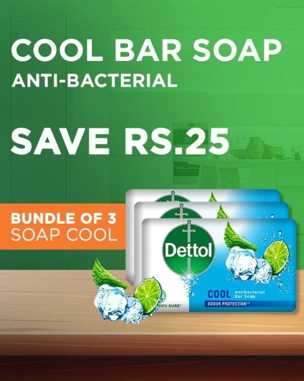 Dettol Antibacterial Soap 3Pcs