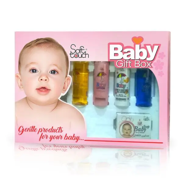 Soft Touch Baby Gift Box Large 8 Items