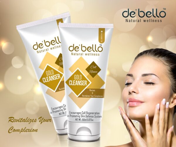 Debello 24K Facial Gold Cleanser (150ml)