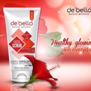 Debello Bright & Fair Facial Scrub (150ml)