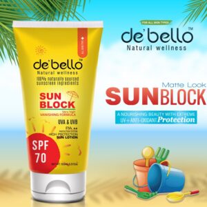 Debello Sun Block SPF70 (150ml)