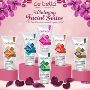 Debello Whitening Facial Series Kit (150ml Each) Pack of 6