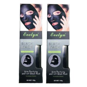 Evelyn Black Mask 150gm Pack of 2