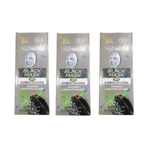 Glomesh Black Mask 50gm Pack of 3