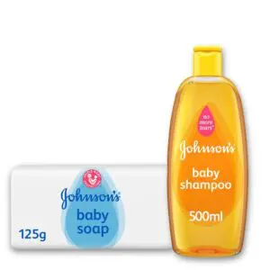 Johnsons Baby Soap 125gm With Shampoo 500ml