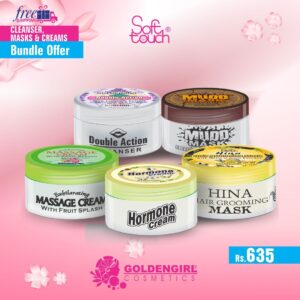 Soft Touch Cleanser, Masks & Creams Bundle