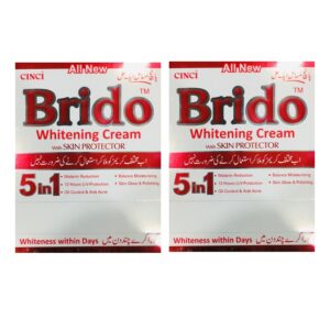 Brido Whitening Cream 5in1 Tube (Pack of 12)