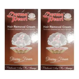 Derma Pearl Hair Remover Jar Pack of 2