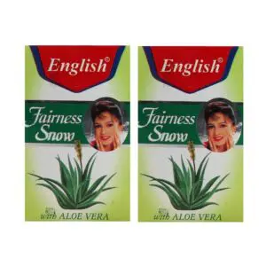 English Fairness Snow Aloevera Cream Pack of 2