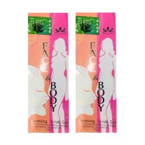 Face & Body Cleansing Scrub Gel Pack of 2