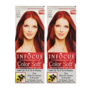 Infocus Deep Mahogany Hair Color Pack of 2