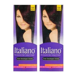 Italiano Burgundy Hair Color Pack of 2