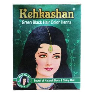 Kehkashan Green Black Hair Color Henna