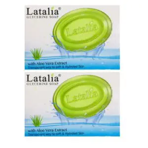 Latalia Glycerine Soap Aloe Vera Pack of 2