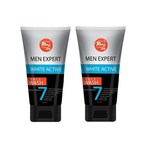 Rivaj White Active Face Wash 150ml Pack of 2