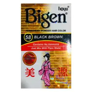 Bigen Black Brown 58 Hair Color