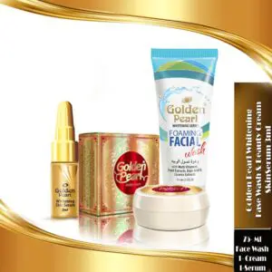 Golden Pearl Whitening Skin Serum 3ml & Beauty Cream & Foaming FW 75ml