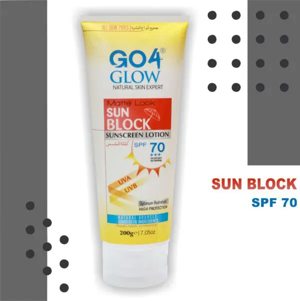 Go4Glow Sun Block SPF 70 200gm